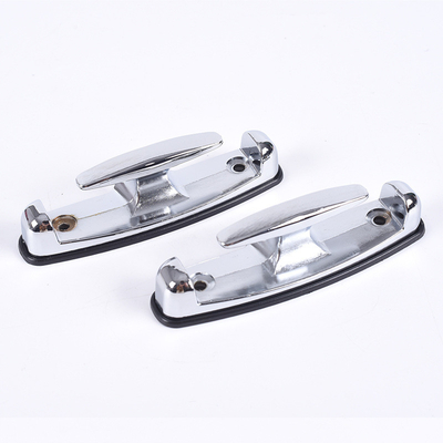 YKRHD-202 Universal Car Refit Accessories Chrome Zinc Alloy Thickened Rear Tractor Trailer Towing Hook With Latch