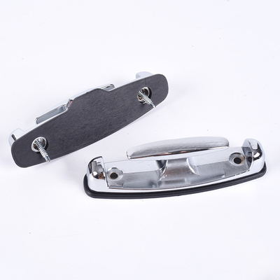 YKRHD-202 Universal Car Refit Accessories Chrome Zinc Alloy Thickened Rear Tractor Trailer Towing Hook With Latch