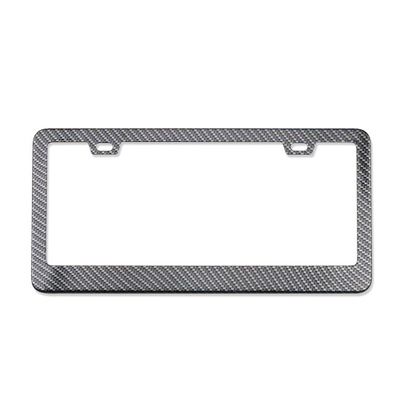 YK-W12 Universal Stainless Steel US License Plate Frame American Modified Car Logo Customized License Plate Frame