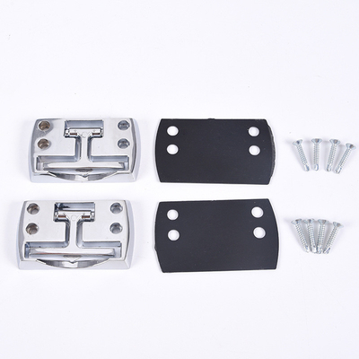 YKRHD-201 Universal Chrome Trailer Tow Hook Zinc Alloy Truck Towing Hook Connector Accessories Iron Tail Tether Hook