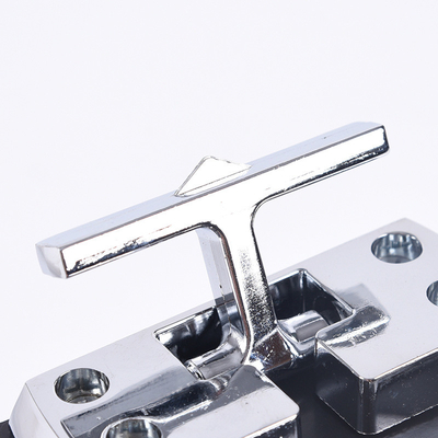 YKRHD-201 Universal Chrome Trailer Tow Hook Zinc Alloy Truck Towing Hook Connector Accessories Iron Tail Tether Hook