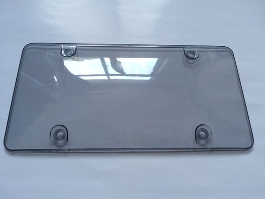 YK-LPF826L Unbreakable USA License Plate Frame Shield PS Clear Smoke Car License Plate Frame Covers car accessories