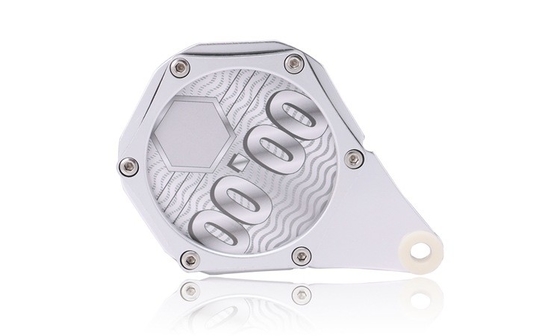 YK-OT138 Black Motorcycle Tax Disc Holder CNC Aluminum Hexagonal Plated Tax Holder Disc Motorcycle