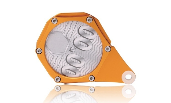 YK-OT138 Black Motorcycle Tax Disc Holder CNC Aluminum Hexagonal Plated Tax Holder Disc Motorcycle