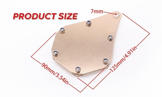 YK-OT138 Black Motorcycle Tax Disc Holder CNC Aluminum Hexagonal Plated Tax Holder Disc Motorcycle