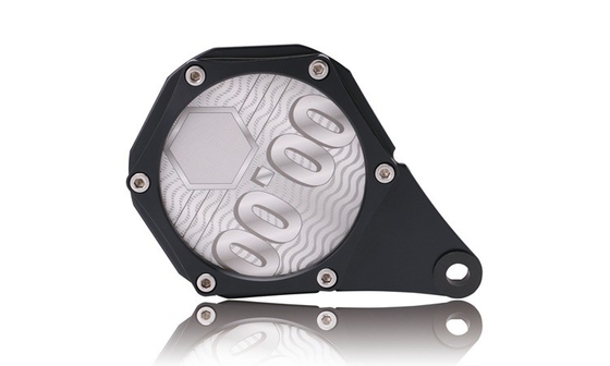 YK-OT138 Black Motorcycle Tax Disc Holder CNC Aluminum Hexagonal Plated Tax Holder Disc Motorcycle