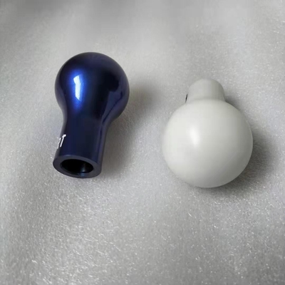 YK033 Universal Plastic Shift Knob Round Carbon Fiber Style Shift Knob With 3 Adapter Shift Lever