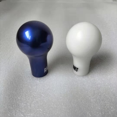 YK033 Universal Plastic Shift Knob Round Carbon Fiber Style Shift Knob With 3 Adapter Shift Lever