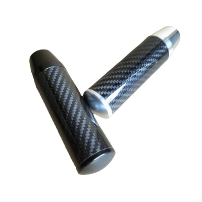 YK-XP010 Carbon Fiber Stick Shift Knob Lengthen Aluminum Alloy Gear Shift Knob Automatic Shifting Lever Fit