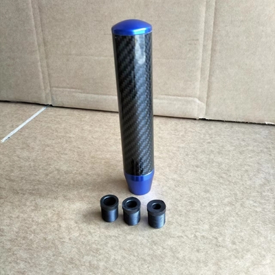 YK-XP010 Carbon Fiber Stick Shift Knob Lengthen Aluminum Alloy Gear Shift Knob Automatic Shifting Lever Fit