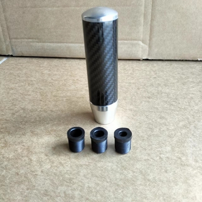 YK-XP010 Carbon Fiber Stick Shift Knob Lengthen Aluminum Alloy Gear Shift Knob Automatic Shifting Lever Fit
