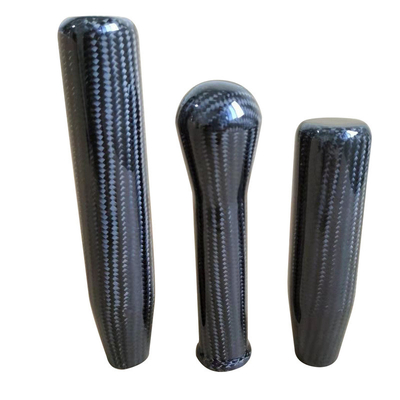 YK-HR020 Aluminum Alloy Carbon Fiber Car Shift Knob Replacement Black Stick Gear Shift Knob Supplier Manufacturer