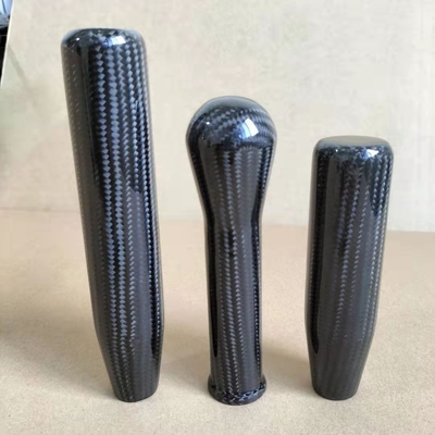 YK-HR020 Aluminum Alloy Carbon Fiber Car Shift Knob Replacement Black Stick Gear Shift Knob Supplier Manufacturer