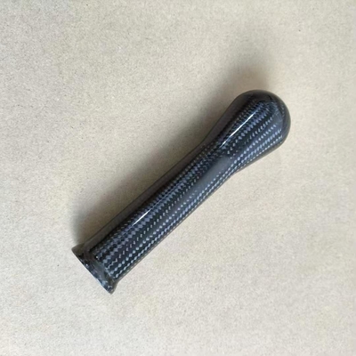 YK-HR020 Aluminum Alloy Carbon Fiber Car Shift Knob Replacement Black Stick Gear Shift Knob Supplier Manufacturer