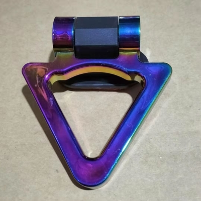 YK-HR028  Aluminum Track Racing Front Rear Bumper Car Accessories Auto Trailer Triangle Eye Towing Tow Hook Kit Supplier