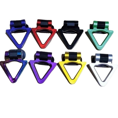 YK-HR028  Aluminum Track Racing Front Rear Bumper Car Accessories Auto Trailer Triangle Eye Towing Tow Hook Kit Supplier