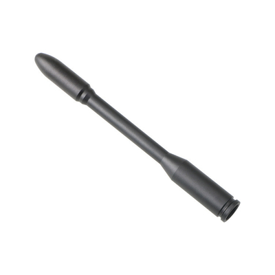 YK-AT125 Universal Bullet Antenna Car Vehicle Replacement Antenna black Aluminum Alloy Auto Car Antenna Accessories