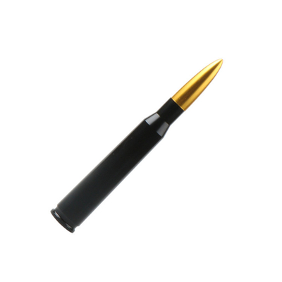 YK-AT126 Car Bullet Antenna Truck Exterior Decoration Accessories Antenna Aluminum Alloy Short Radio Antenna