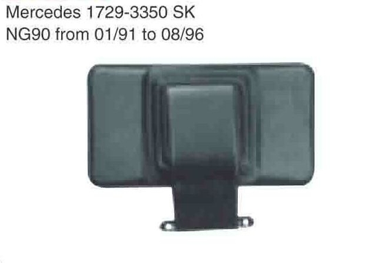 Rectangle ABS Plastic Rearview Mirror Auto Mirrors For Cars And Trucks Mercedes 1729-3350 SK NG90 From 01/91 To 08/96
