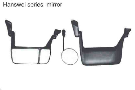 CJ-M-021 Of Hanswei Series Truck Mirrors Black Side Mirror Truck Rear View Mirror Manufacturers