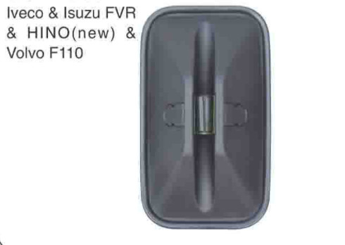 CJ-M-035 Black Big Truck Mirror Replacement For Iveco &amp; Isuzu FVR &amp; HINO(New) &amp; Volvo F110 Side Truck Mirror Manufacture