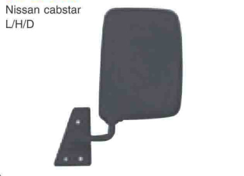CJ-M-58 Nissan Cabstar L/H/D ABS Truck Mirrors Black Rectangle Truck Mirror Replacement With Brakect