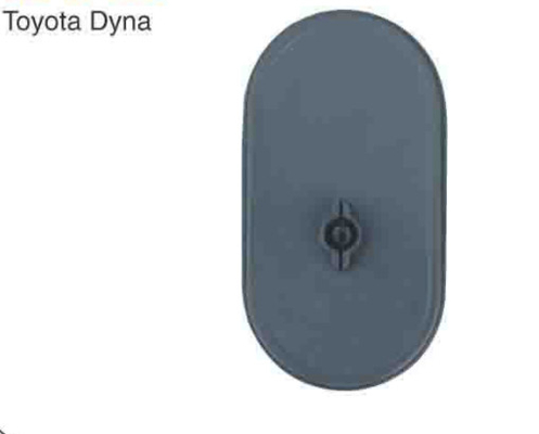 CJ-M-67 ABS Black Oval Auto Truck Side Mirrors Of Toyota Dyna Truck Rear View Mirror Replacement Supplier