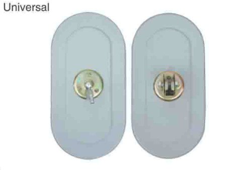 CJ-M-72 White Oval Universal Truck Mirrors ABS Truck Side Mirror Head Replacement Unlimited