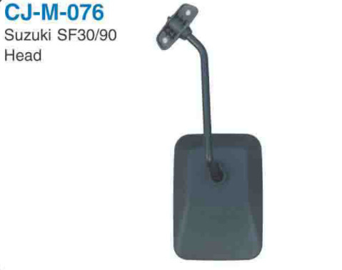 CJ-M-76 Black Rectangle Door Mount Truck Mirrors Universal Truck Mirrors With Bracket Fit For Suzuki SF30/90