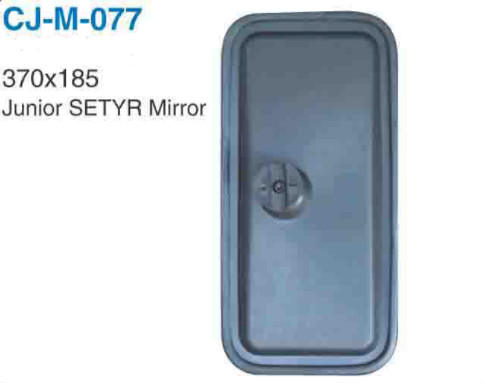 CJ-M-77 Black Rectangle Door Mount Truck Mirrors Universal Truck Mirrors Fit For Junior SETYR Mirror 370x185