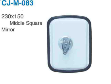 CJ-M-83 White Middle Iron Squre Truck Mirror Head replacement Glass Truck Door Rearview Mirrors Universal 230x150
