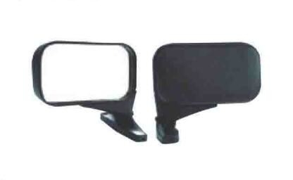 CJ-M-127 Auto Side Door Rearview Mirror Replacement 15X15CM ABS Black Exterior Truck Mirrors Distributor