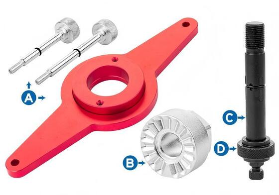 Auto Repair Tool Kits VW/Audi EA888 Engine Timing Special Tool: T10531 Crankshaft Pulley Holder & Removal Tool-R24