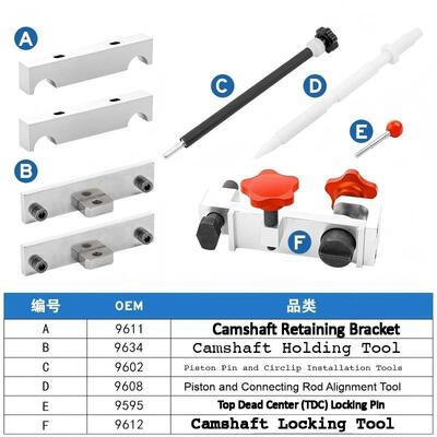 Auto Repair Tool Kits Porsche 911 Timing and Piston Pin Removal/Installation Special Tool (Models 996/997/998; Boxster 986/987)-R35