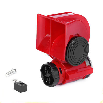 Car Horn Red 12V Air Pump Snail Horn Car Motorcycle Electrical Horn Wholesale
