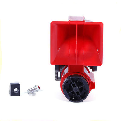 Car Horn Red 12V Air Pump Snail Horn Car Motorcycle Electrical Horn Wholesale