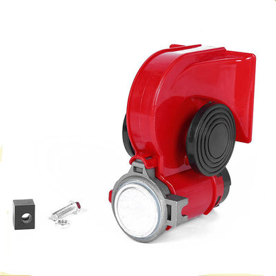 Car Horn Red 12V Air Pump Snail Horn Car Motorcycle Electrical Horn Wholesale