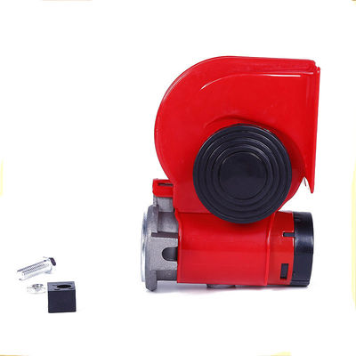 Car Horn Red 12V Air Pump Snail Horn Car Motorcycle Electrical Horn Wholesale