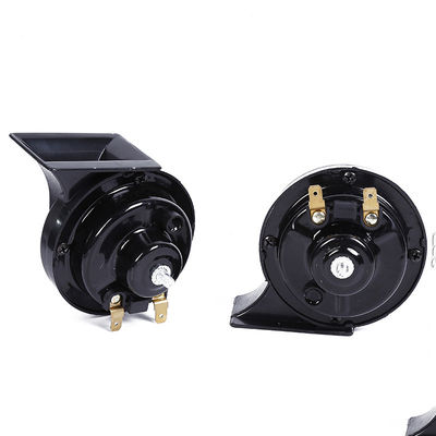 Black Waterproof High/Low Tone Air Electric Snail Horn Kit For Truck Train Car Boat 12/24V Strong And Durable