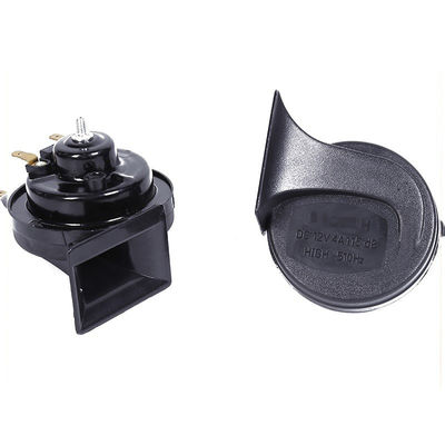 Black Waterproof High/Low Tone Air Electric Snail Horn Kit For Truck Train Car Boat 12/24V Strong And Durable