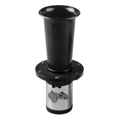 Car Truck Train Universal Air Horn Kit 12/24V Refit Car Horn Red Chrome Black Super Loud Auto Horn