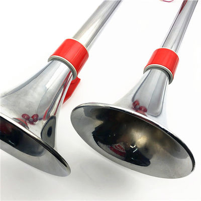 Universal Air Horn 12/24V For Truck Train Boat Dual Pipes Trumpet Car Horn Super Loud Trumpet Zinc Alloy
