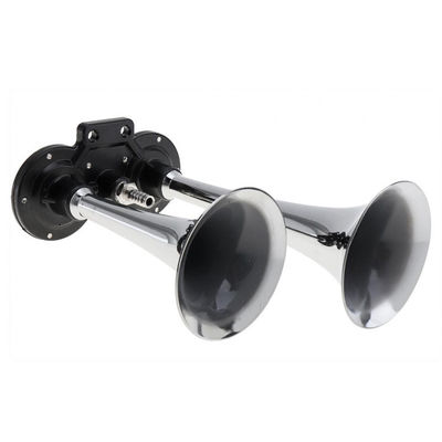 Universal High Level Air Horn 12/24V For Truck Train Boat Dual Pipes Trumpet Car Horn Super Loud Car Trumpet