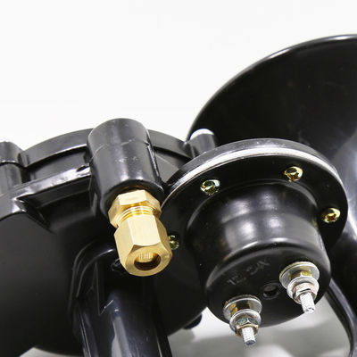 Snail Electric Air Horn 12/24V For Truck Super Loud Black Metal Car Horn
