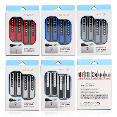 Universal Car Side Door Edge Guard Scratch Guard For Car Side Door Protector Diamond 4pcs/Pack Car Silicone Bumper