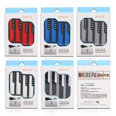 Diamond Car Side Door Edge Guard Car Silicone Bumper Scratch Guard For Car Side Door Protector 4 Colors