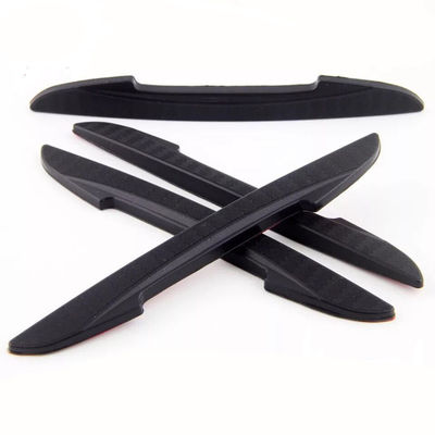 Pure Color Car Door Edge Guard Blade shape Car Door Protector Universal Auto Door Silicone bumper 4pcs/pack