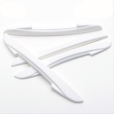 Pure Color Car Door Edge Guard Blade shape Car Door Protector Universal Auto Door Silicone bumper 4pcs/pack