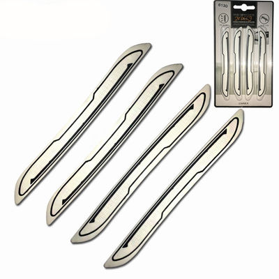Multi-Colors Slim PVC Car Door Edge Guard Car Rearview Mirror/Defender Protector Universal Trim Guard Sticker 4pcs/Pack