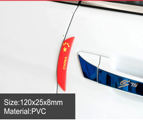 Country Flag Short PVC Car Door Edge Guard Car Rearview Mirror/Defender Protector Universal Car Door Edge Protector